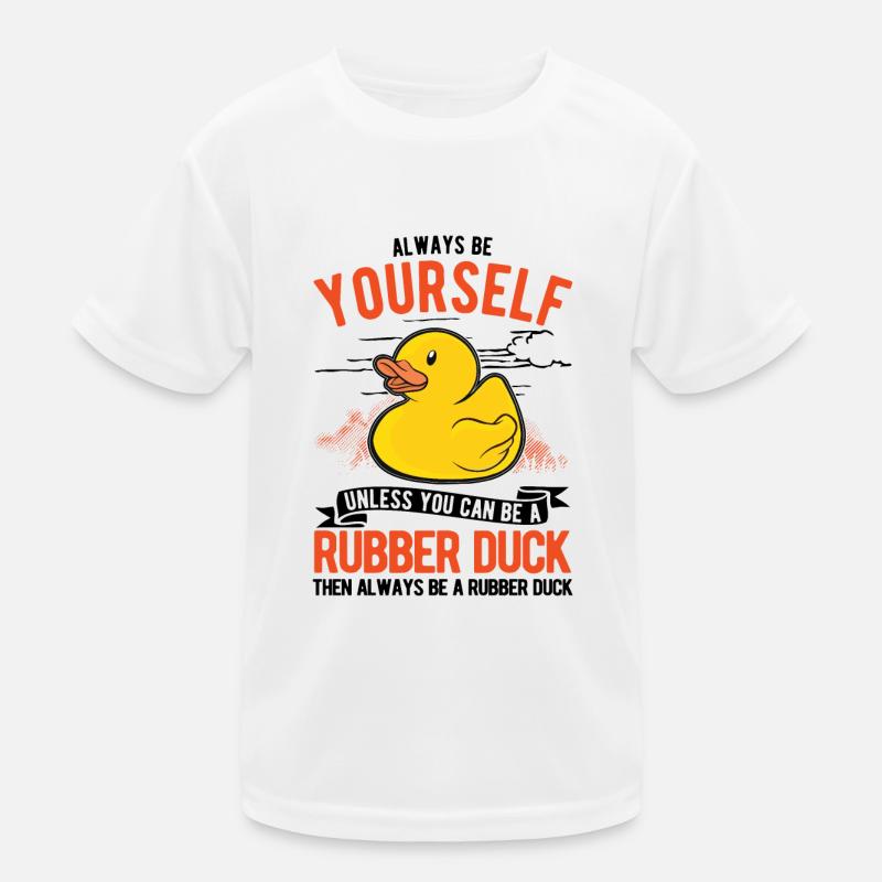 Soyez toujours vous-même Rubber Duck Gummiente T-shirt sport Enfant