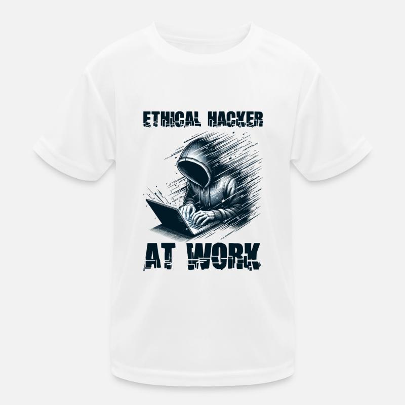 Ethical Hacking Analyst Ethical Cyber Security Kids Functional T-Shirt