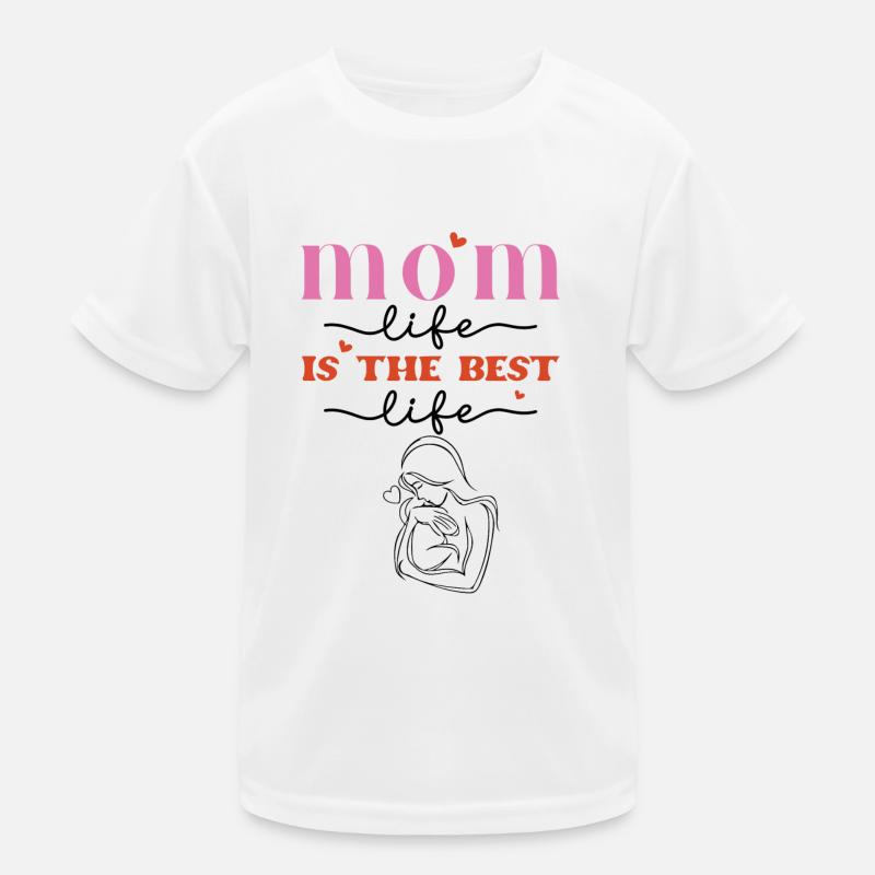 Célébration de la vie de maman - Affirmation de la maternité Grap T-shirt sport Enfant