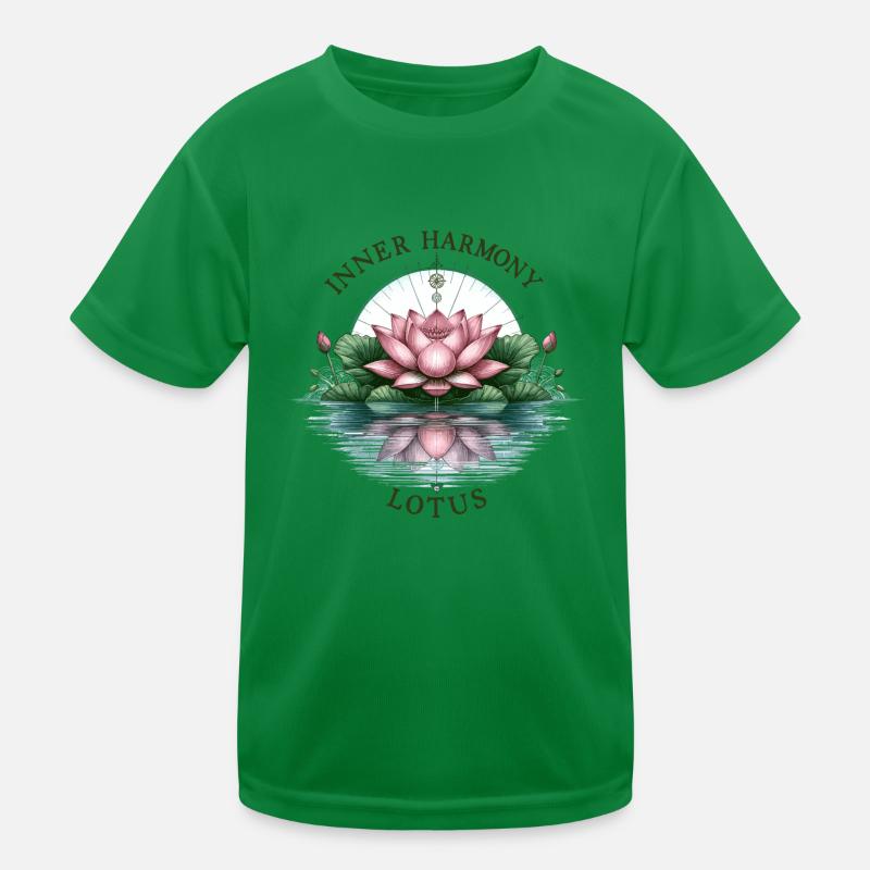 Inner Harmony Lotus - Eau sereine et design de fleurs T-shirt sport Enfant