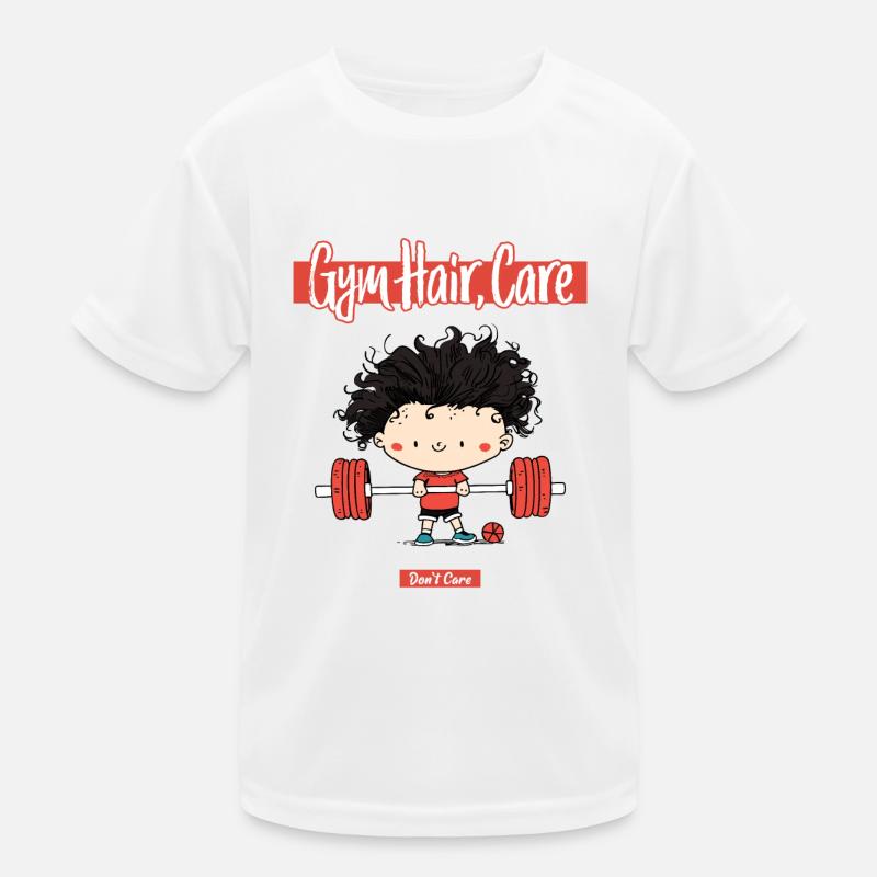 Unbeschwerter Workout-Charme Kinder Funktions-T-Shirt