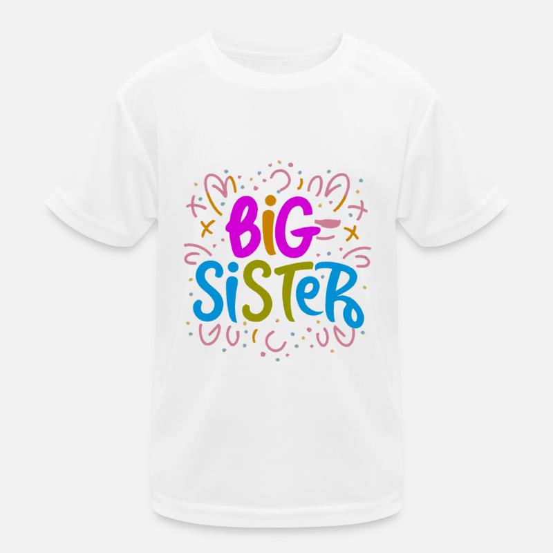 GROßE SCHWESTER Kinder Funktions-T-Shirt