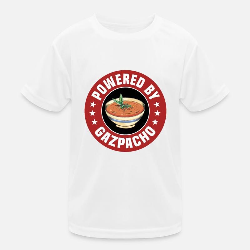 Powered By Gazpacho Kinder Funktions-T-Shirt