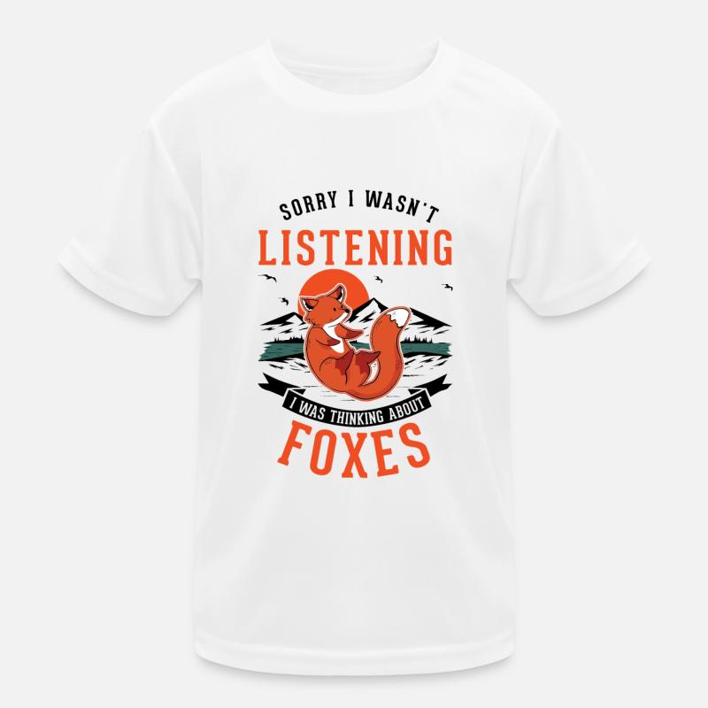 Fuchs Geschenk Rotfuchs Kinder Funktions-T-Shirt