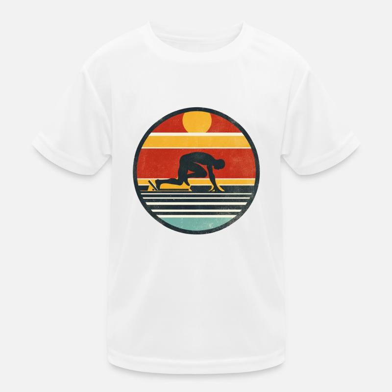 Sprinter - Track And Field 3 Kids Functional T-Shirt