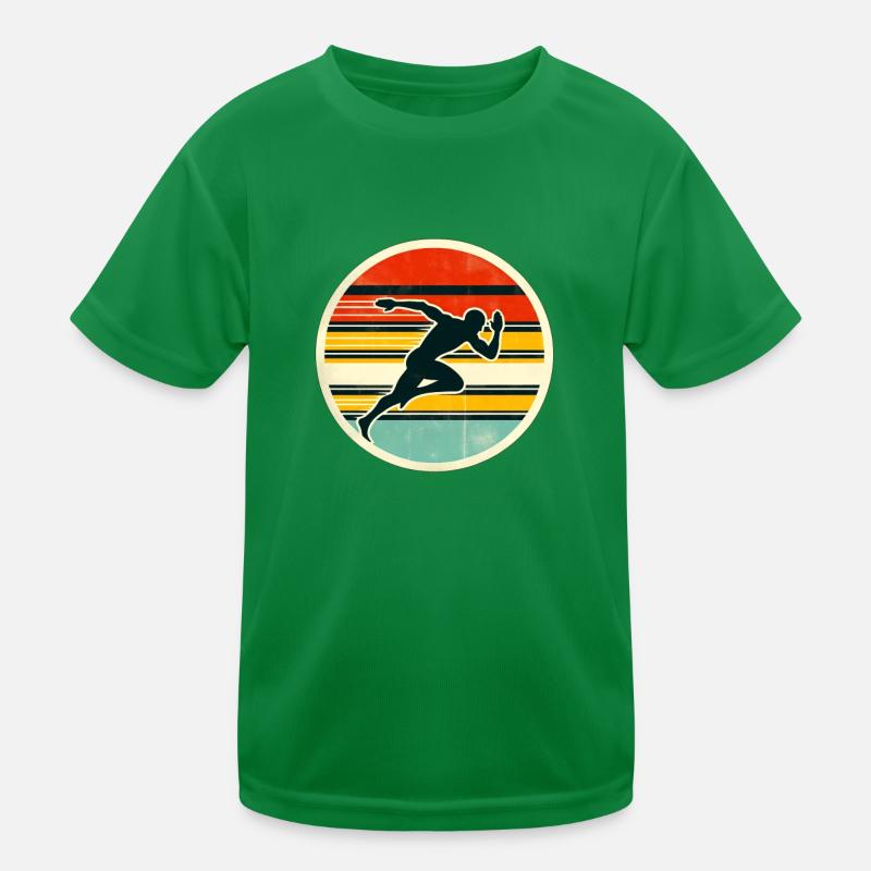 Sprinter - Track And Field 4 Kinder Funktions-T-Shirt