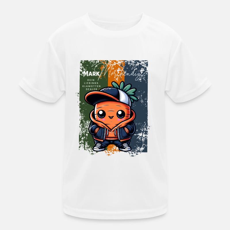 Carrot Dize Merchandise - Kids Functional T-Shirt - white