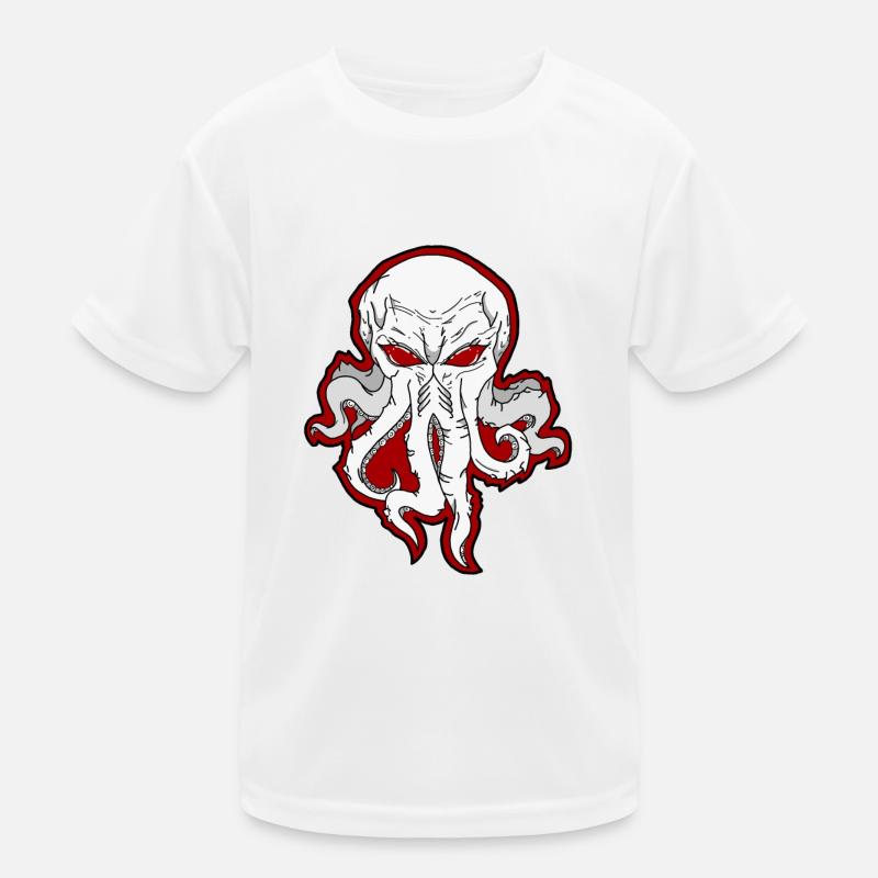 DÄMONEN-OKTOPUS Kinder Funktions-T-Shirt