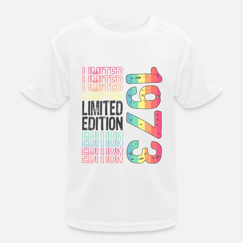Edition limitée depuis 1973 Anniversaire Millésime 1973 T-shirt sport Enfant