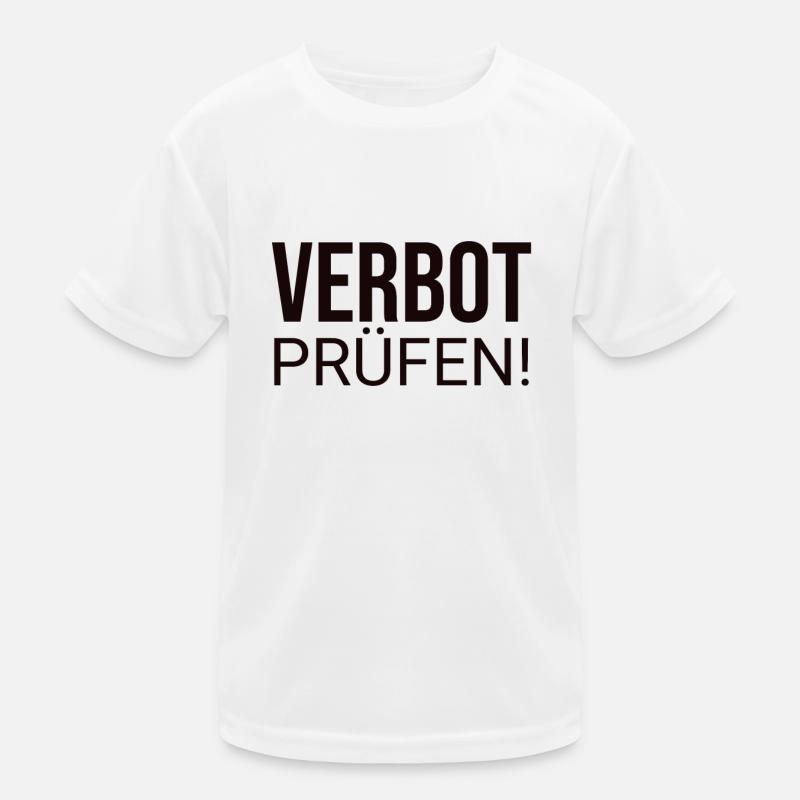 Check Prohibition Kids Functional T-Shirt
