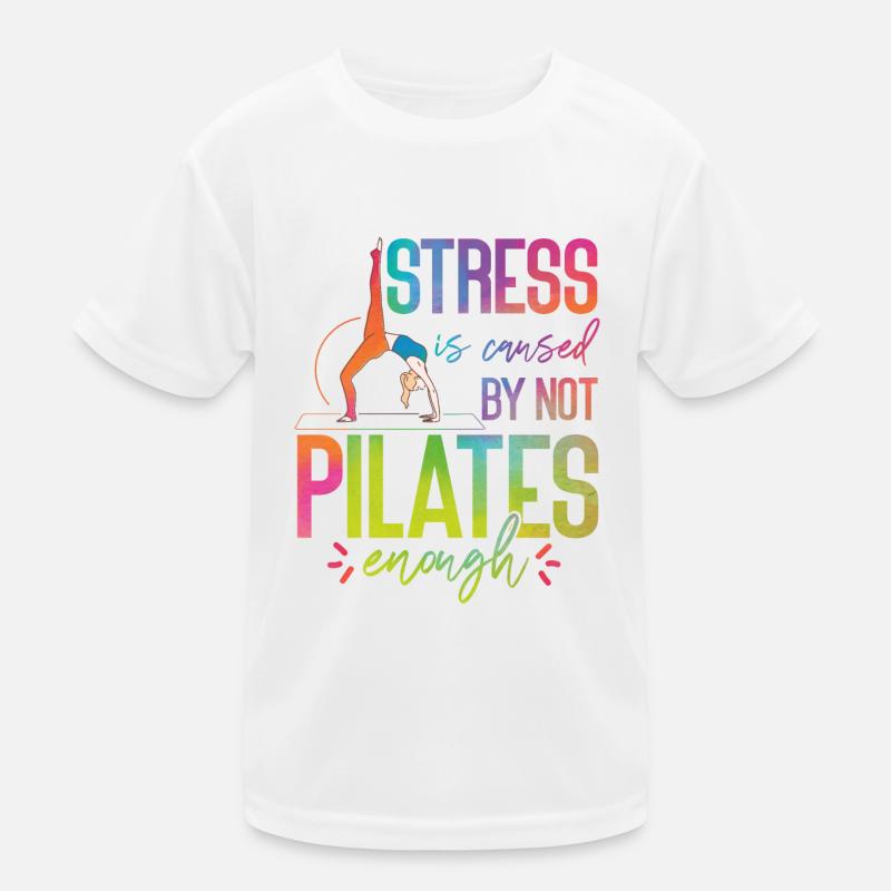 Pilates Instructor Teacher Kinder Funktions-T-Shirt