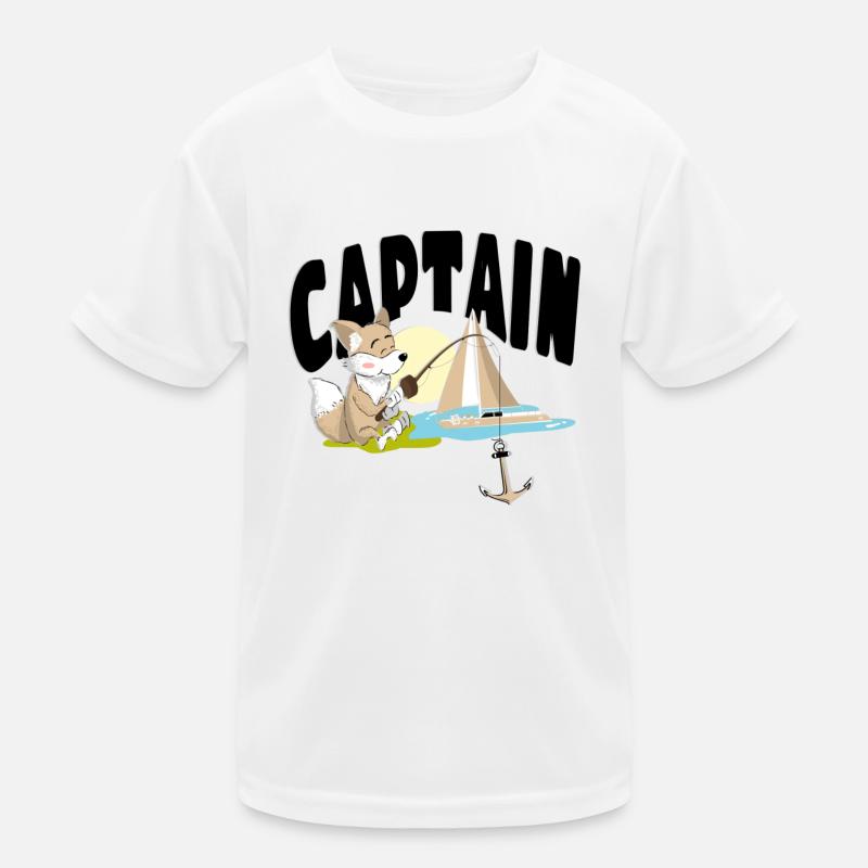 Lustiger Kapi Kinder Funktions-T-Shirt