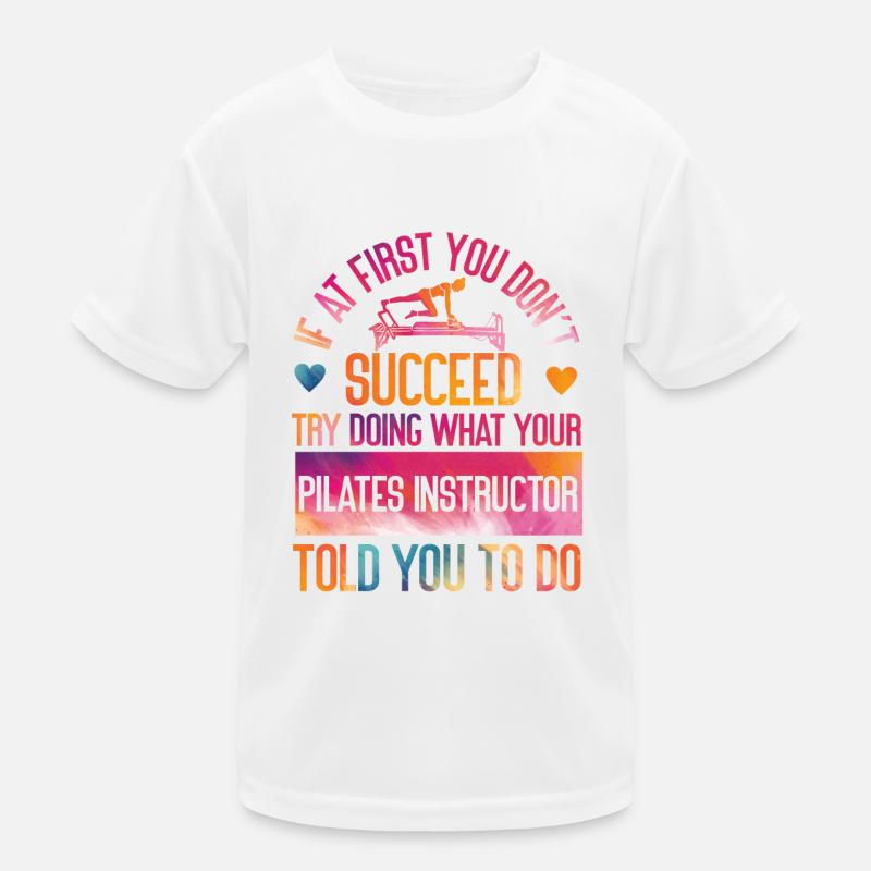 Instructeur de Pilates Enseignant T-shirt sport Enfant