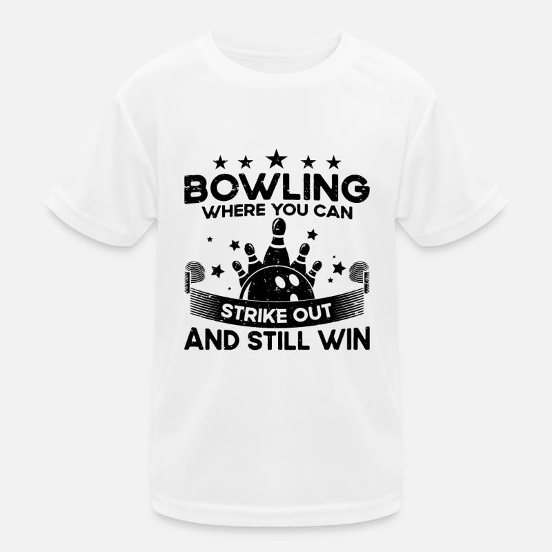 Peut se balancer et quand même gagner - Bowling T-shirt sport Enfant