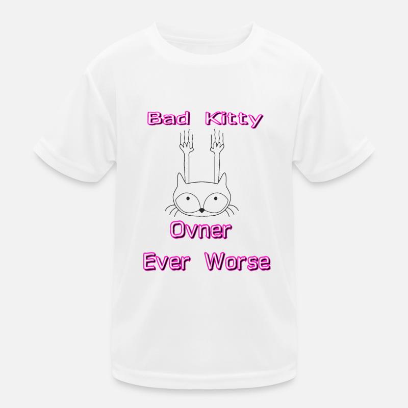 Bad Kitty Kids Functional T-Shirt