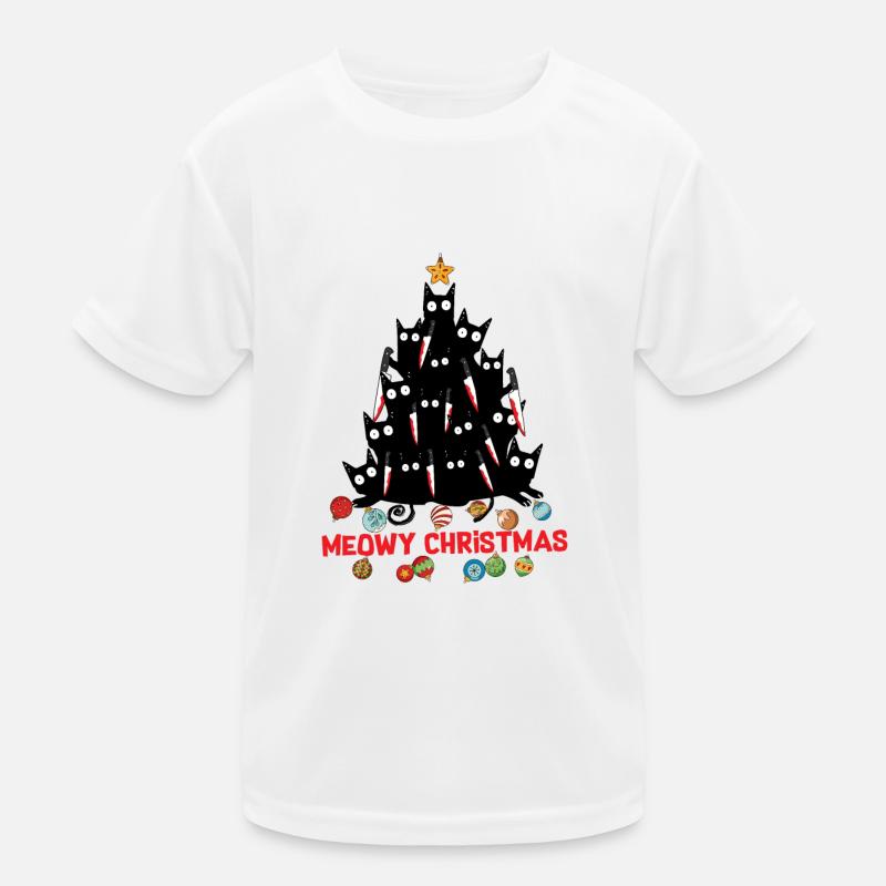 Katzenbaum Kinder Funktions-T-Shirt