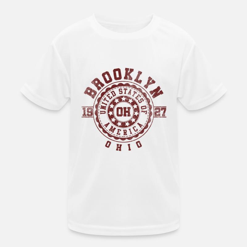 Brooklyn OH | Ohio Souvenir & Gift Kids Functional T-Shirt