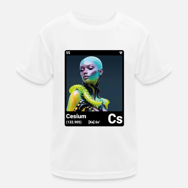 AI am Cäsium (bk) Kinder Funktions-T-Shirt