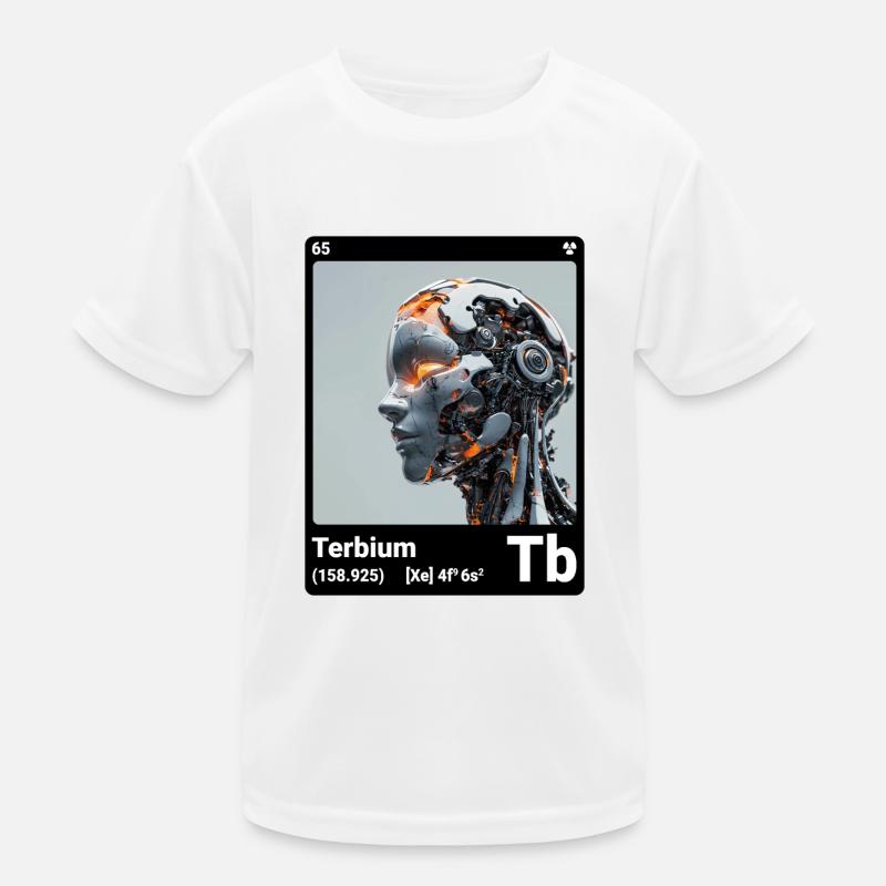 AI am Terbium (bk) Kinder Funktions-T-Shirt