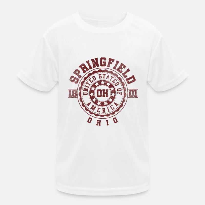 Springfield OH | Ohio Souvenir & Gift Kids Functional T-Shirt