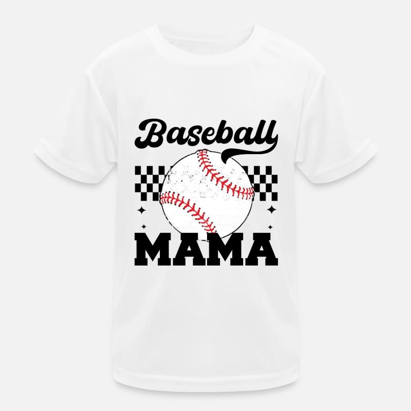Baseball Mama verzweifelt Muttertag Mama Kinder Funktions-T-Shirt