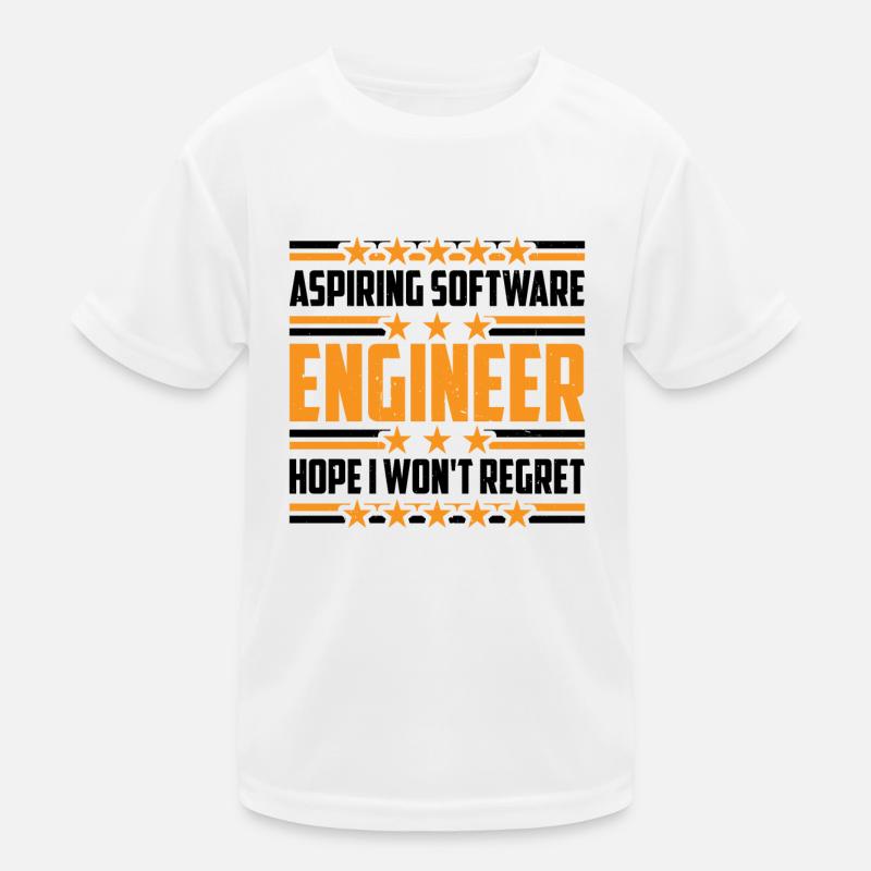 Aspiring Software Engineer, Hope I Won't Regret 3 Kids Functional T-Shirt