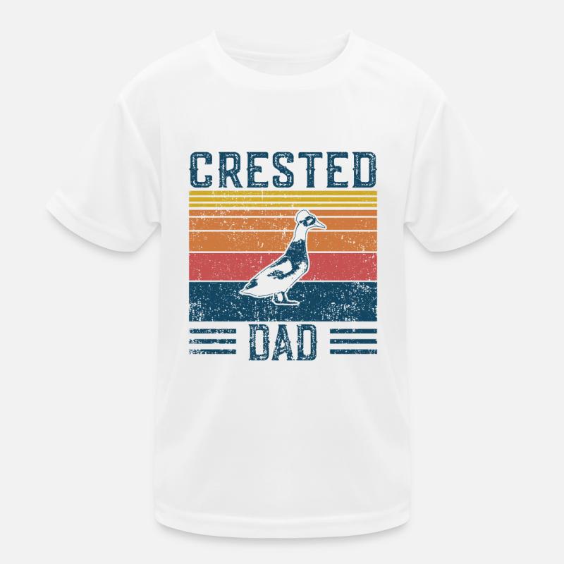 Entendad - Vintage Crested Duck Kinder Funktions-T-Shirt