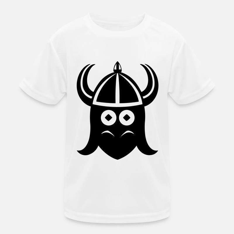 Wikingerhelm Krieger Kinder Funktions-T-Shirt