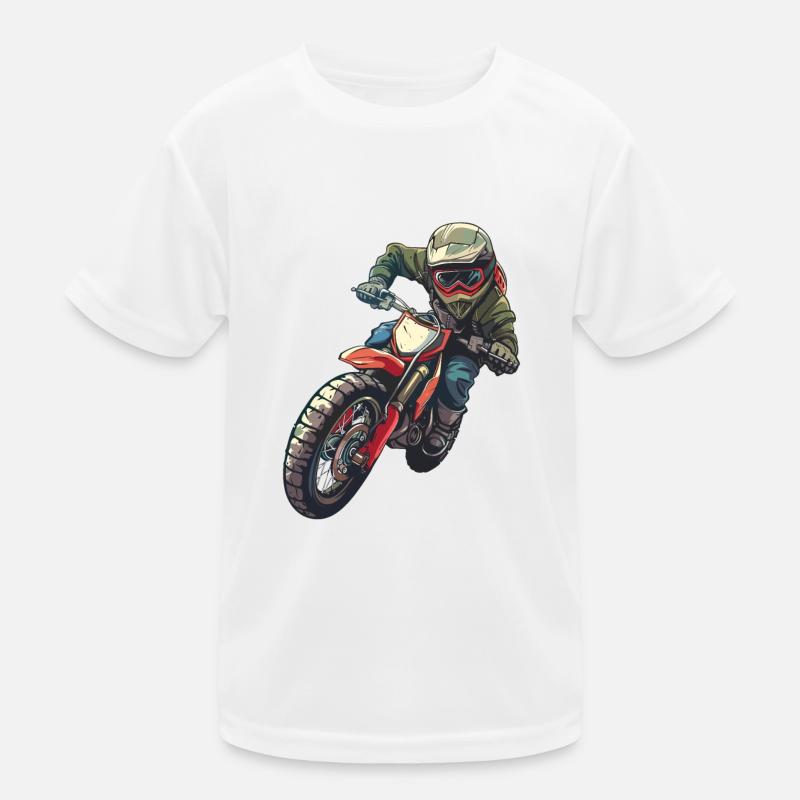 Conception de motocross T-shirt sport Enfant