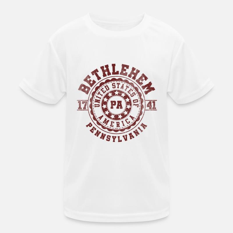 Bethléem, Pennsylvanie | Pennsylvanie - & Cadeau T-shirt sport Enfant