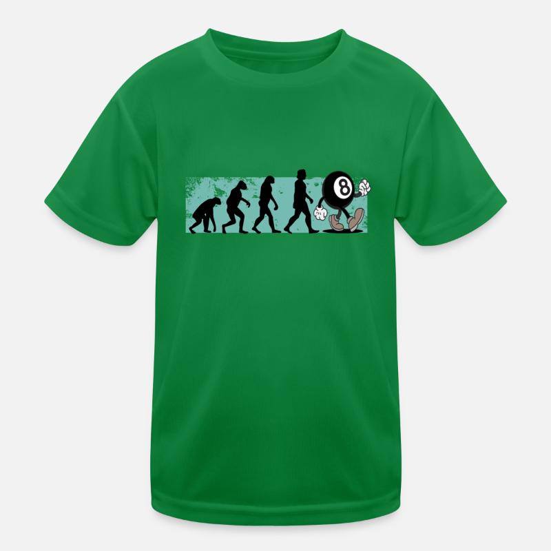 Billiards Evolution Snooker Kids Functional T-Shirt