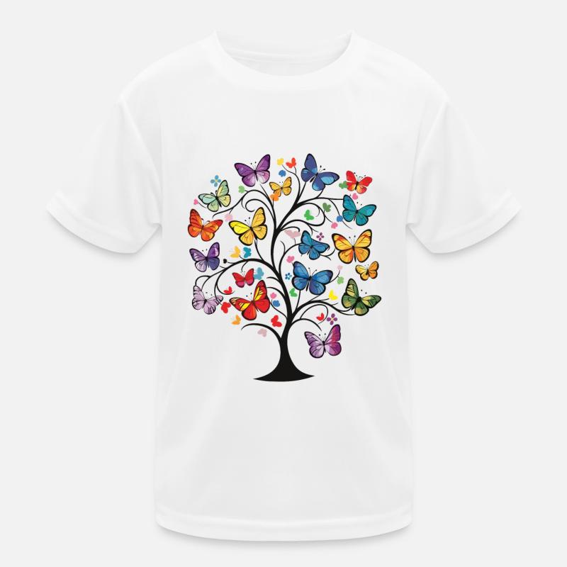 Butterfly Tree Kids Functional T-Shirt