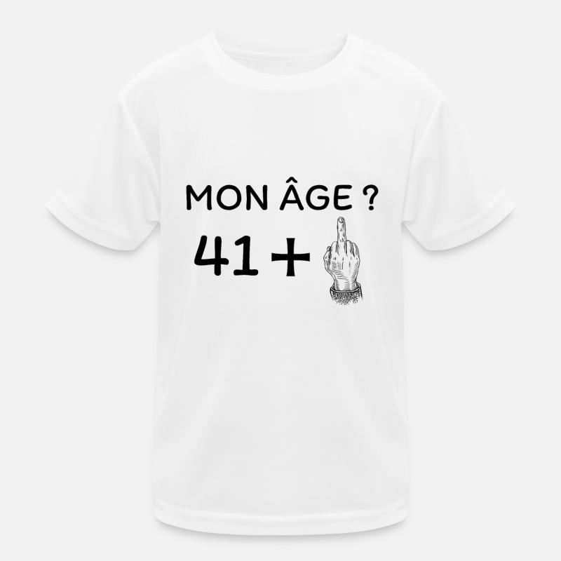mon âge 42 T-shirt sport Enfant