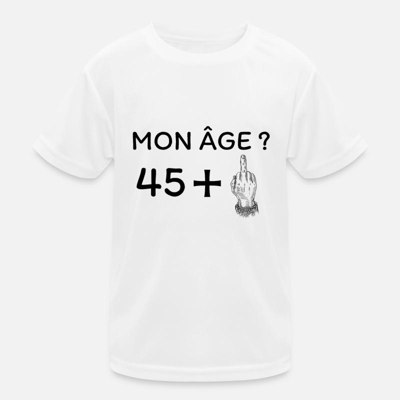 mon âge 46 T-shirt sport Enfant