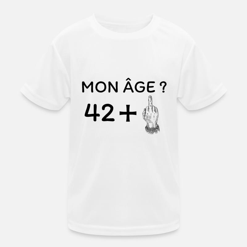 mon âge 43 T-shirt sport Enfant