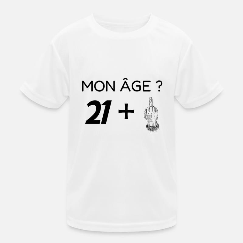 mon âge 22 T-shirt sport Enfant