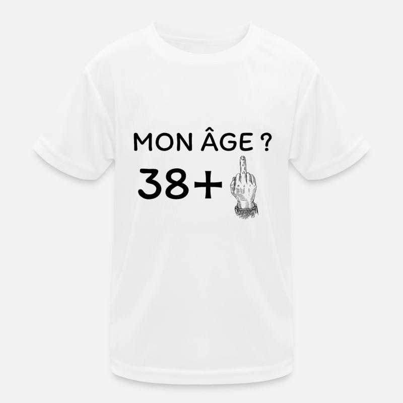 mon âge 39 T-shirt sport Enfant