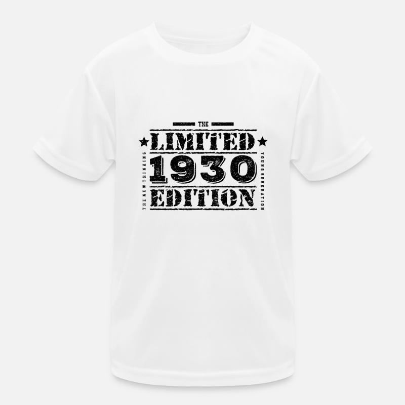 1930 Limited Edition Geburtstag Kinder Funktions-T-Shirt
