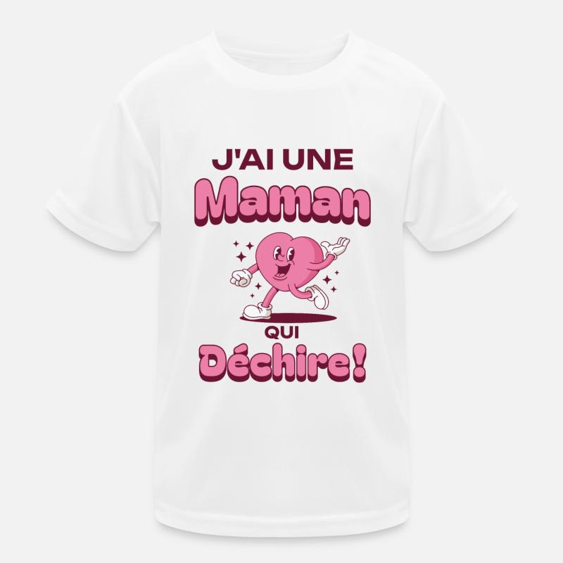 Ich habe eine Mutter, die rockt! Kinder Funktions-T-Shirt