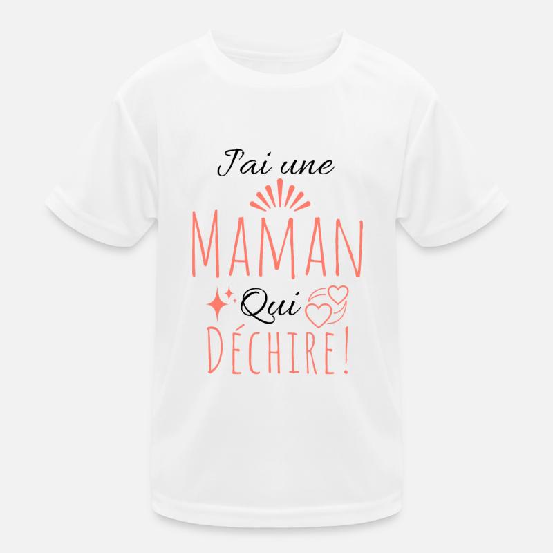 Ich habe eine Mutter, die rockt! Kinder Funktions-T-Shirt