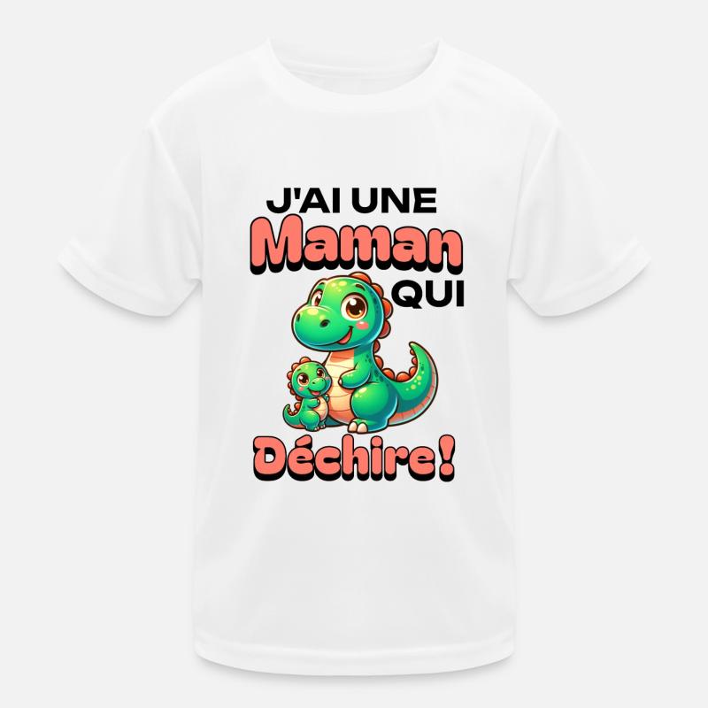 Ich habe eine Mutter, die rockt! Kinder Funktions-T-Shirt