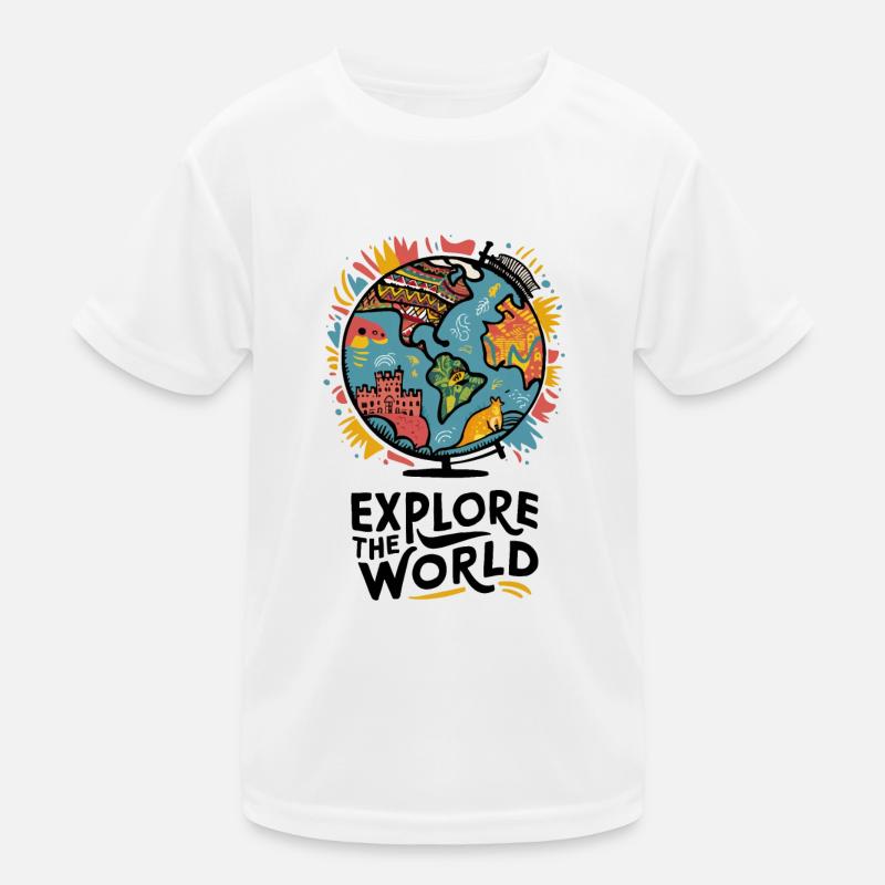 EXPLOREZ LE MONDE T-shirt sport Enfant