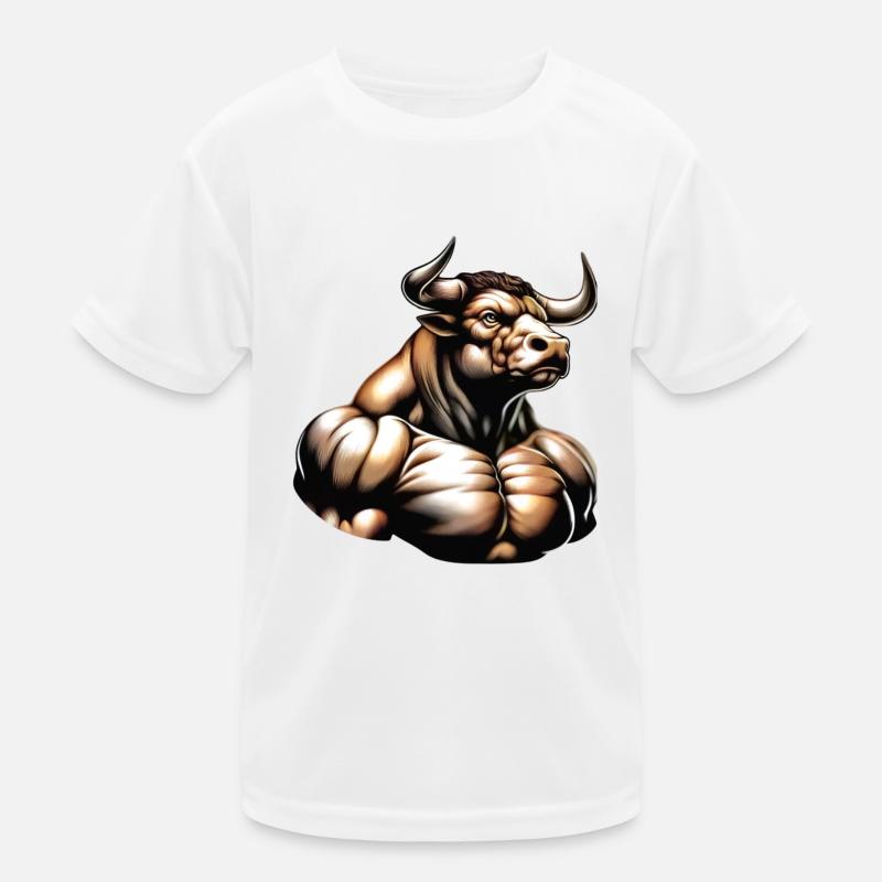 Mighty Bull Kinder Funktions-T-Shirt