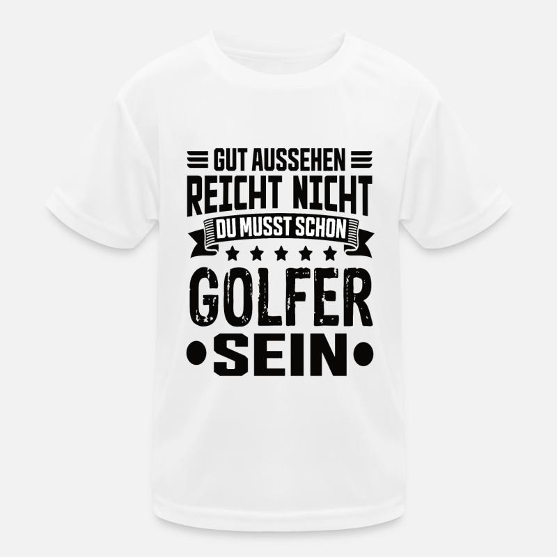 Golfer Kinder Funktions-T-Shirt