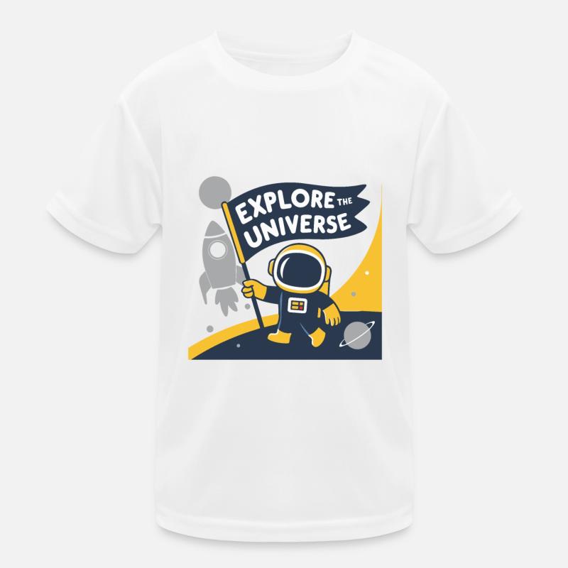EXPLORE THE UNIVERSE Kids Functional T-Shirt