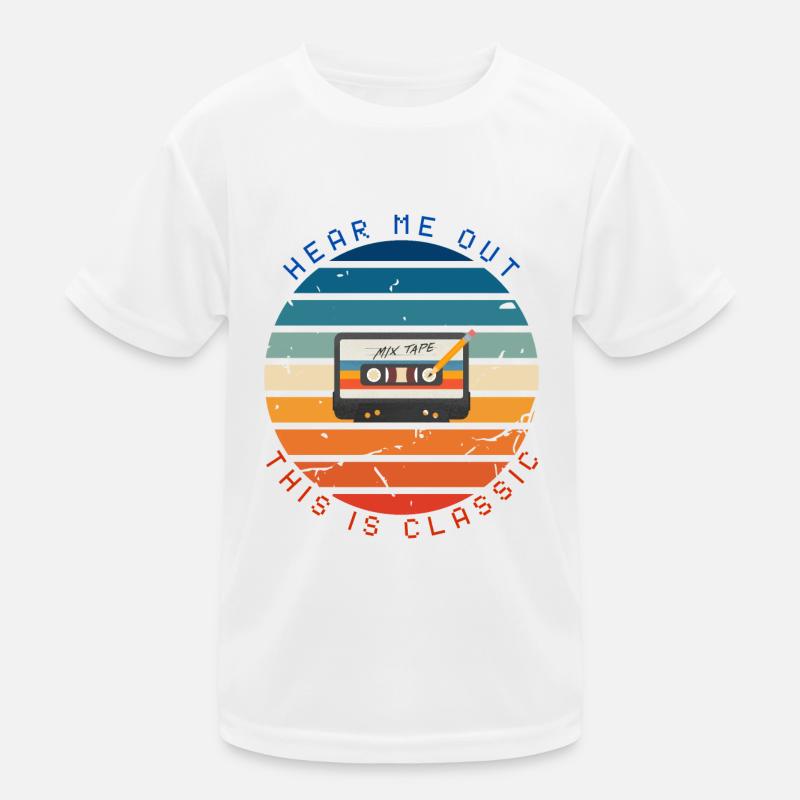 This is Classic Cassette Design Kids Functional T-Shirt