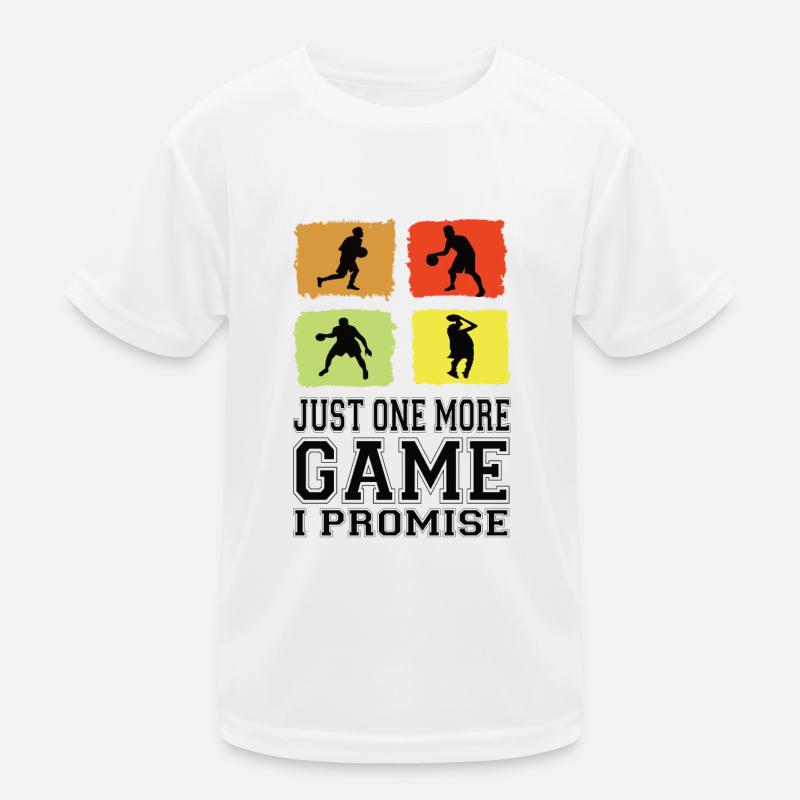 Juste un match de plus Je promets le maillot de basketteur T-shirt sport Enfant