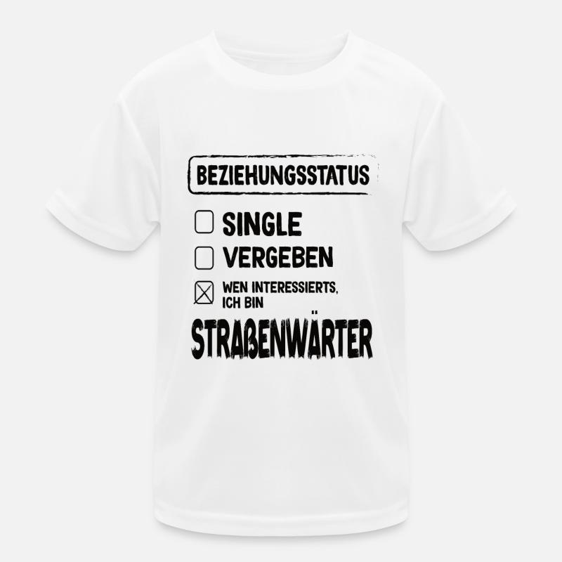 Agent d’entretien des routes Statut de la relation Agent d’entretien des routes T-shirt sport Enfant