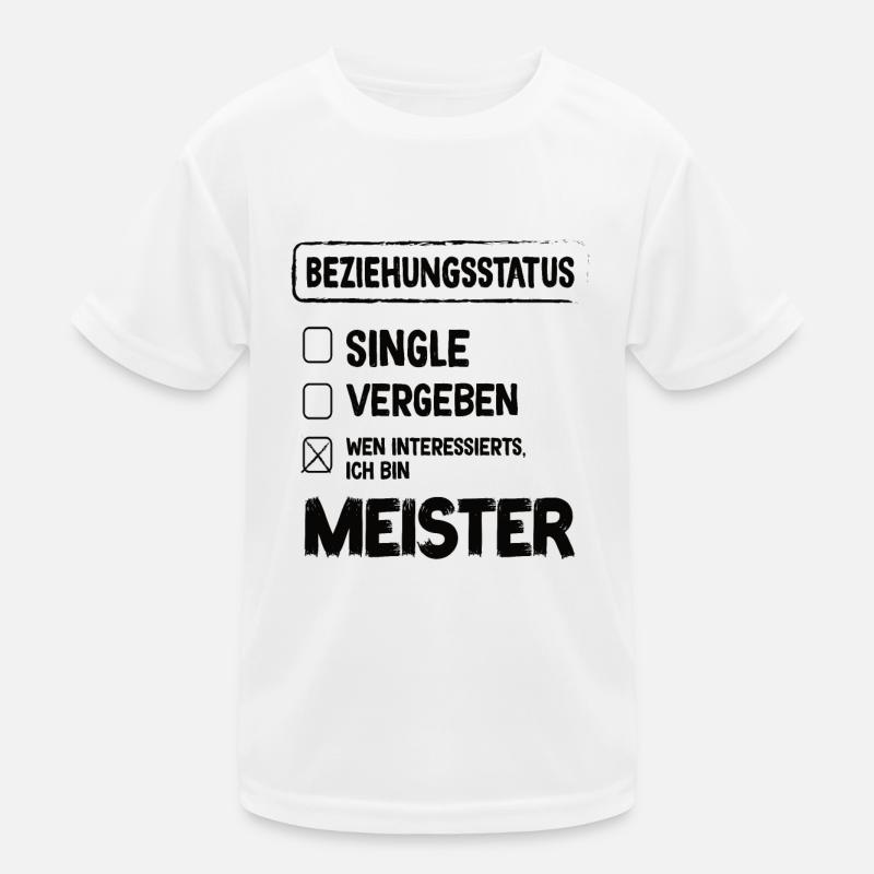 Master Relationship Status Master Craft Kids Functional T-Shirt