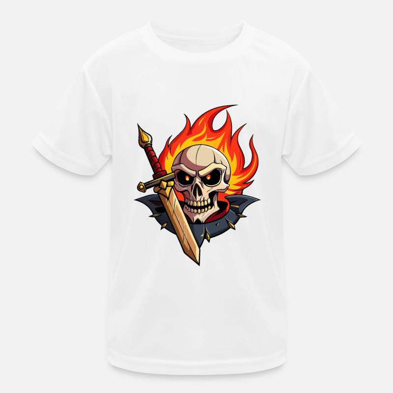 ÉPÉES ET CRÂNE T-shirt sport Enfant